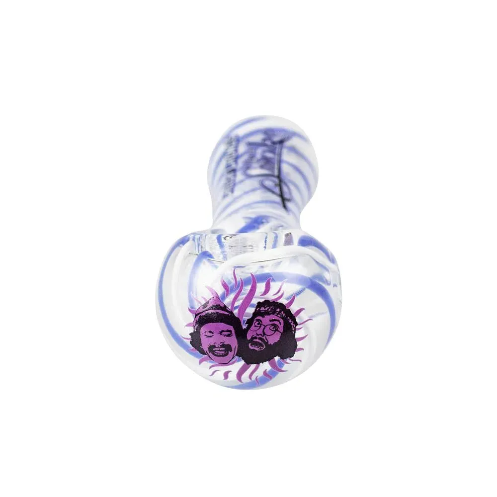 Cheech & Chong 40th Anniversary Glass Spoon Pipe