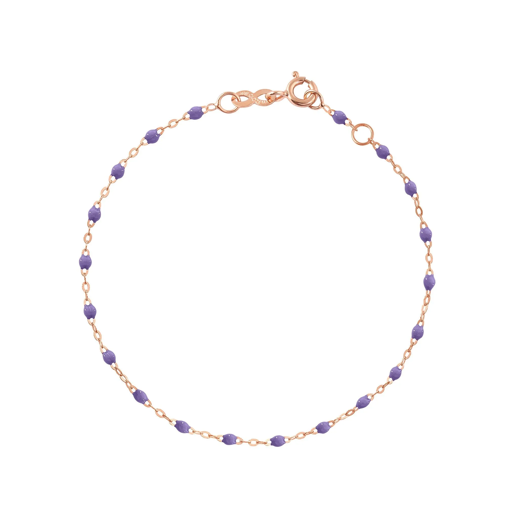 Classic Gigi Mauve bracelet, Rose Gold, 6.7"