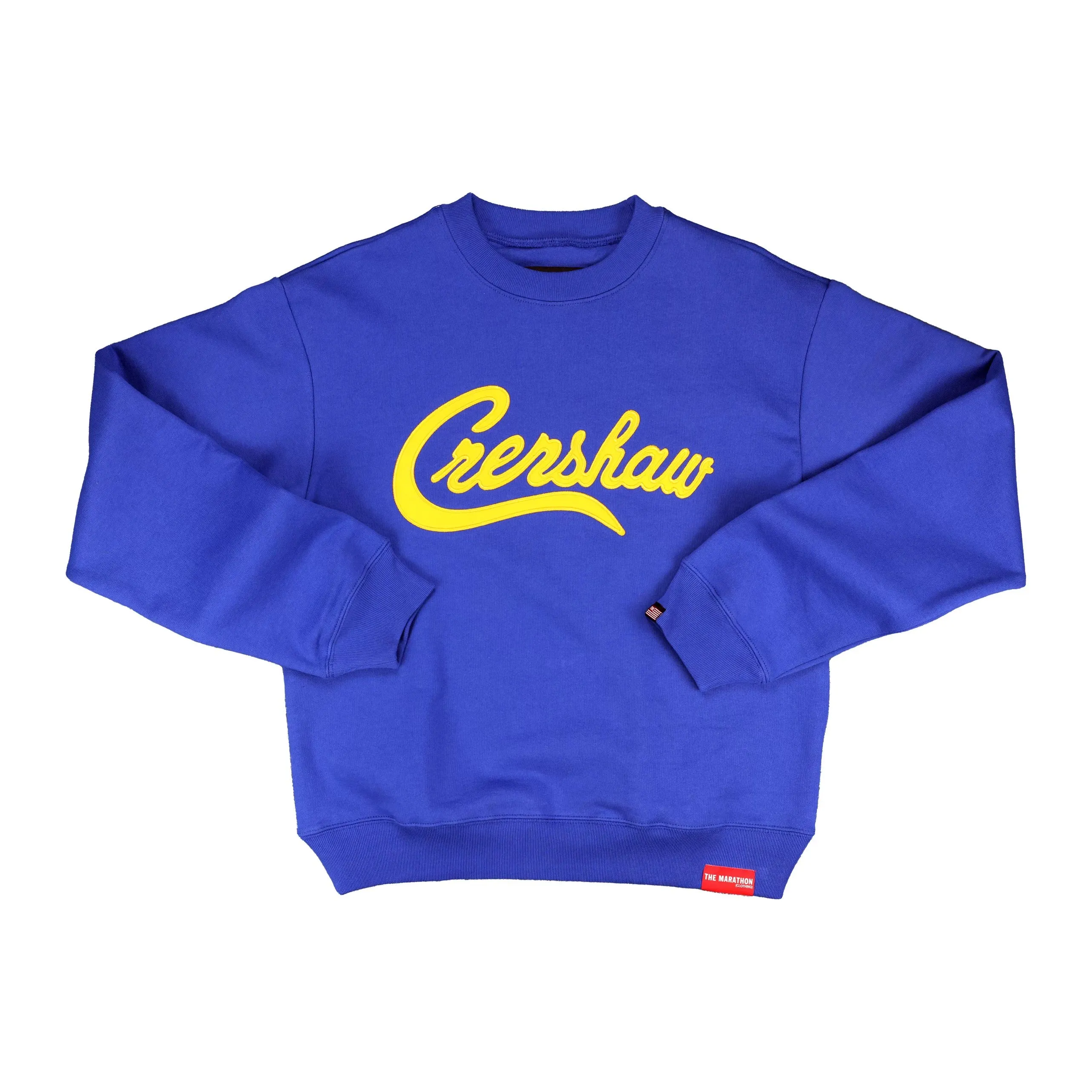 Crenshaw Crewneck - Royal Blue/Gold