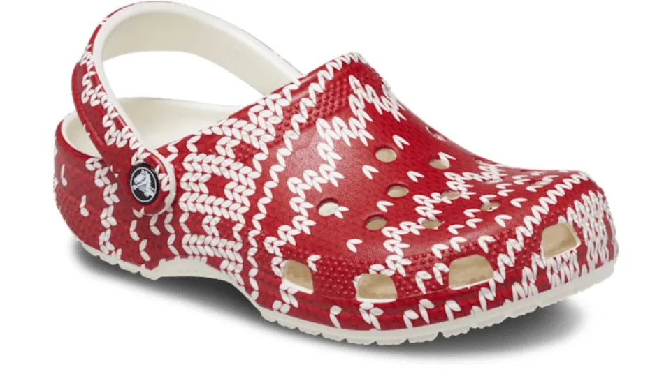 Crocs Classic Holiday Sweater Clog Multi