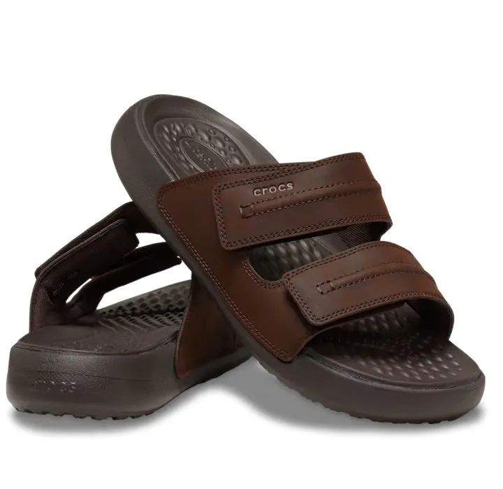 Crocs -Mens Yukon Vista II LR Sandal Slide Espresso