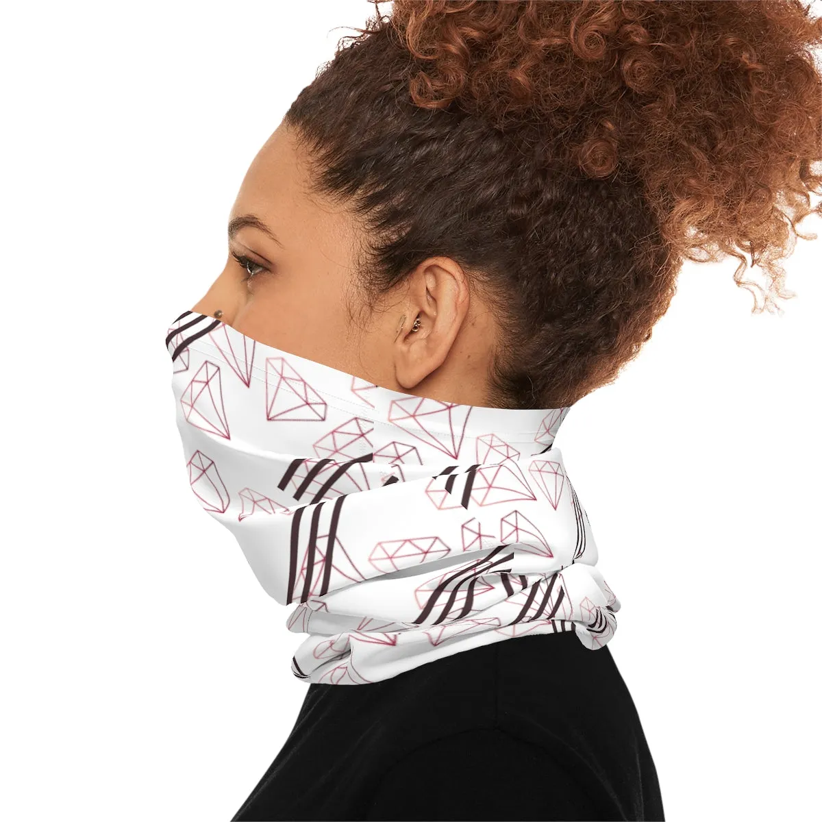 Diamond and stripes Midweight Neck Gaiter