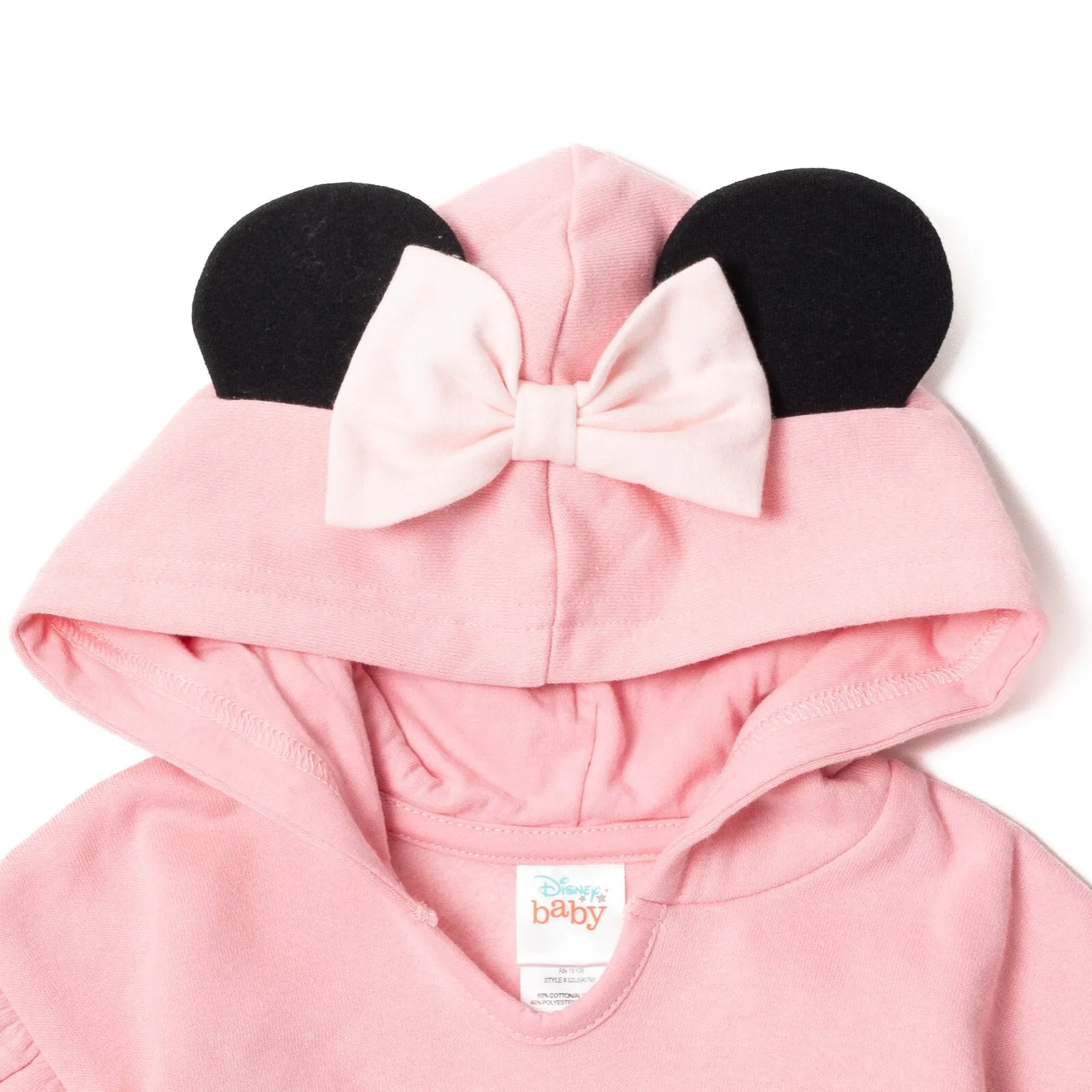 Disney Fleece Pullover Hoodie Bodysuit and Pants 3 Piece Outfit Set