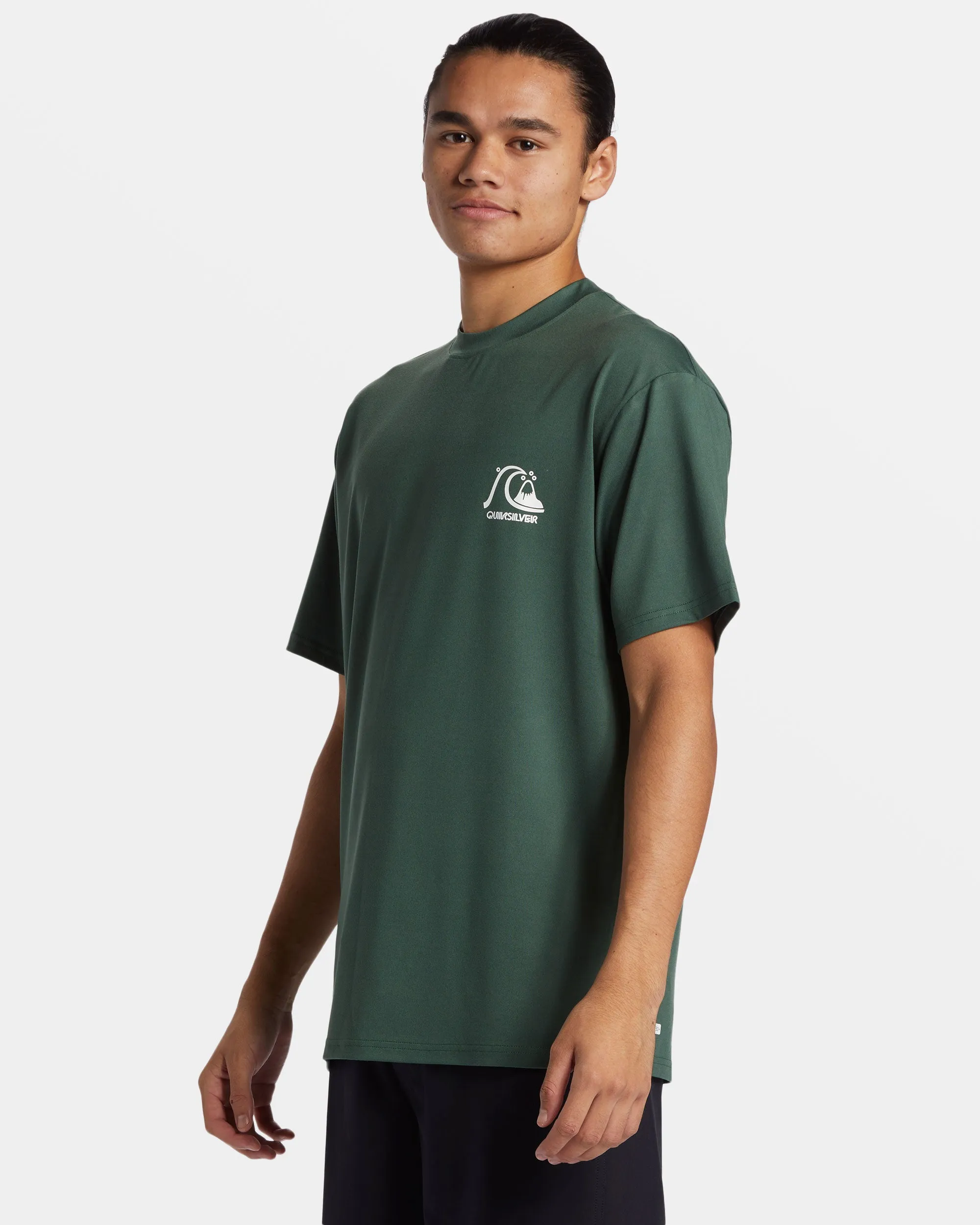 DNA Bubble Logo Short Sleeve Surf Tee - Forest