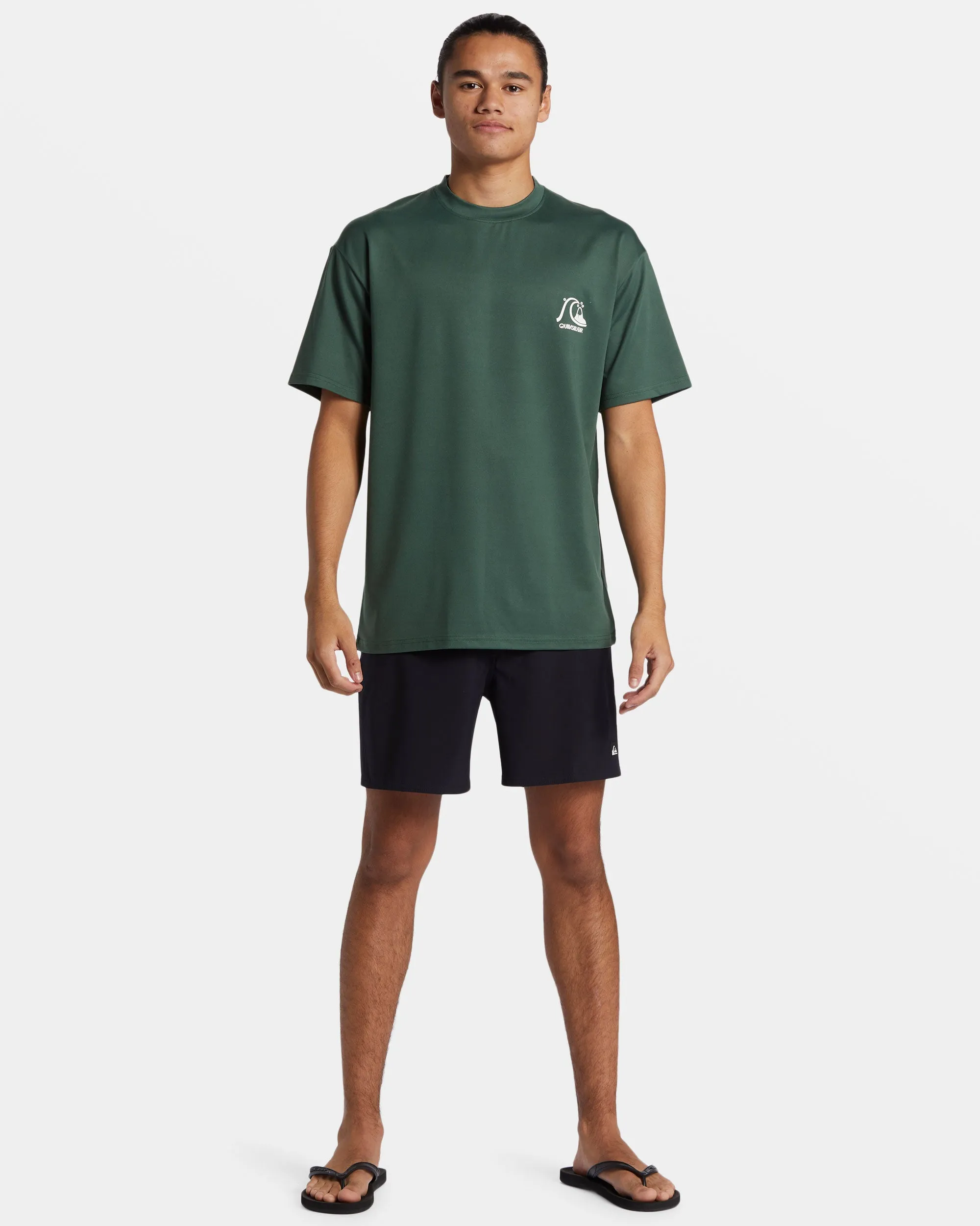 DNA Bubble Logo Short Sleeve Surf Tee - Forest