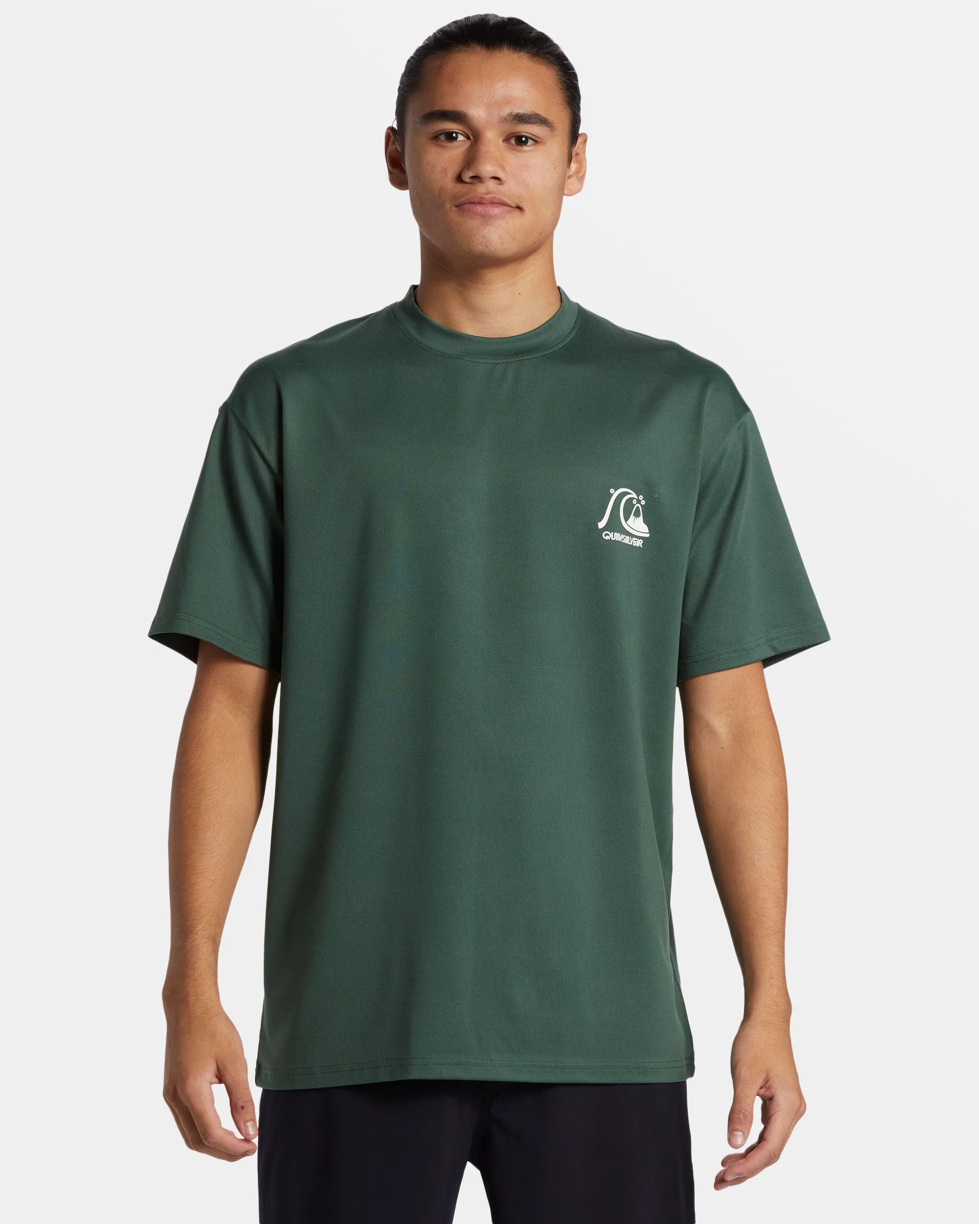 DNA Bubble Logo Short Sleeve Surf Tee - Forest