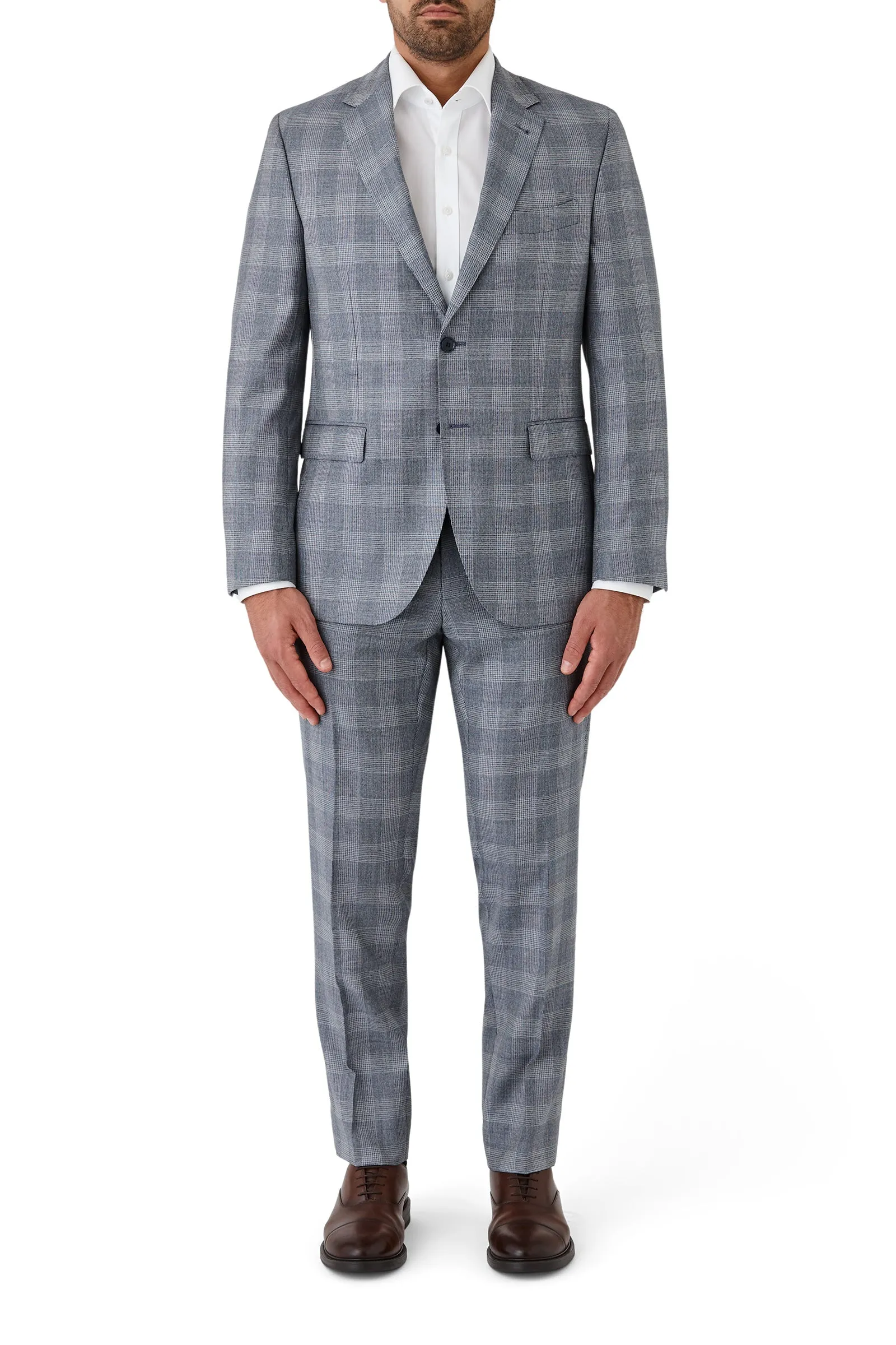 Dom Bagnato - Stefano/Fabio Suit- Blue Check