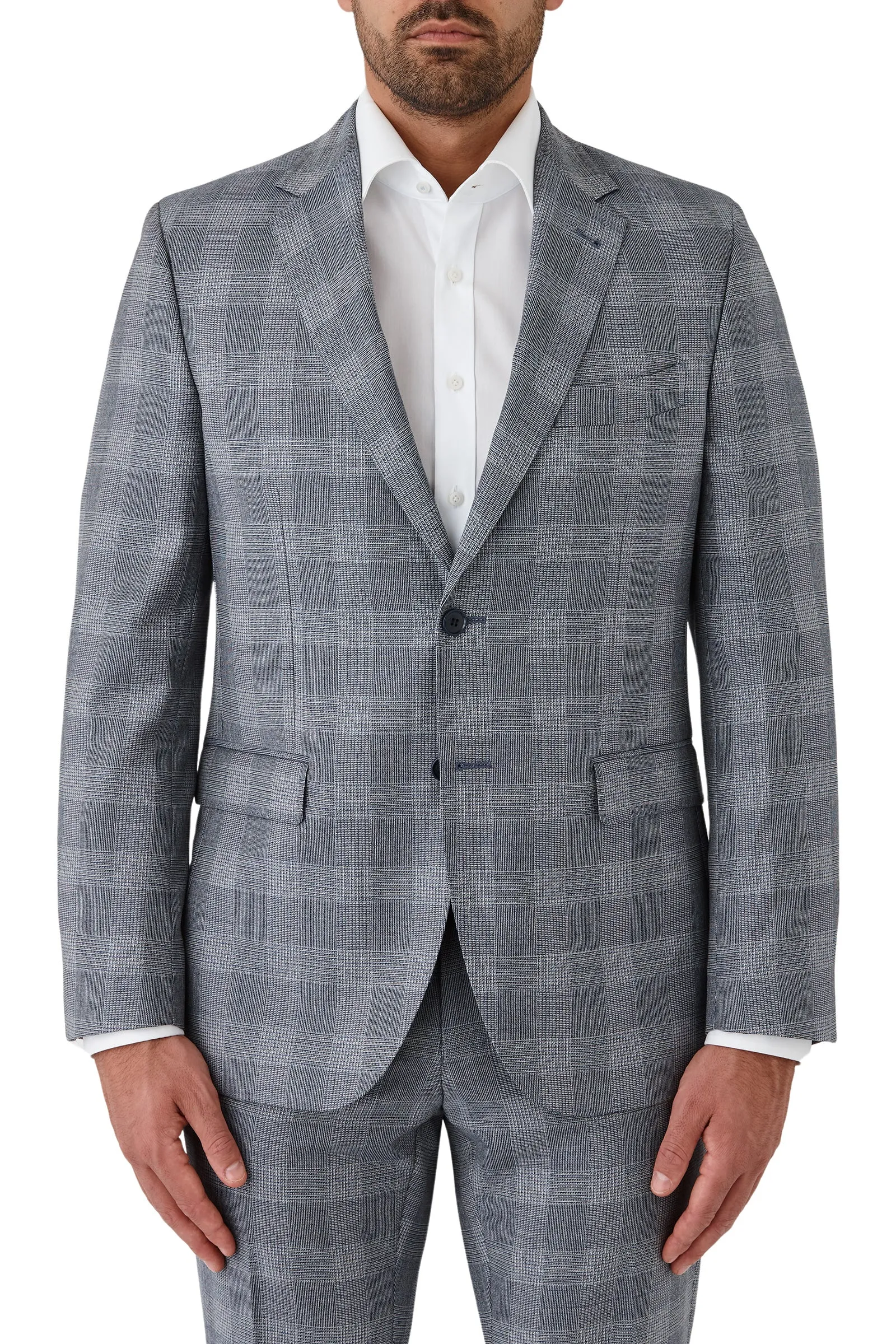 Dom Bagnato - Stefano/Fabio Suit- Blue Check