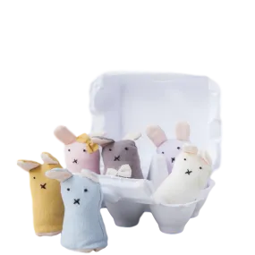 Down to the Woods Finger Puppet Bunch of Bunnies in a Carton