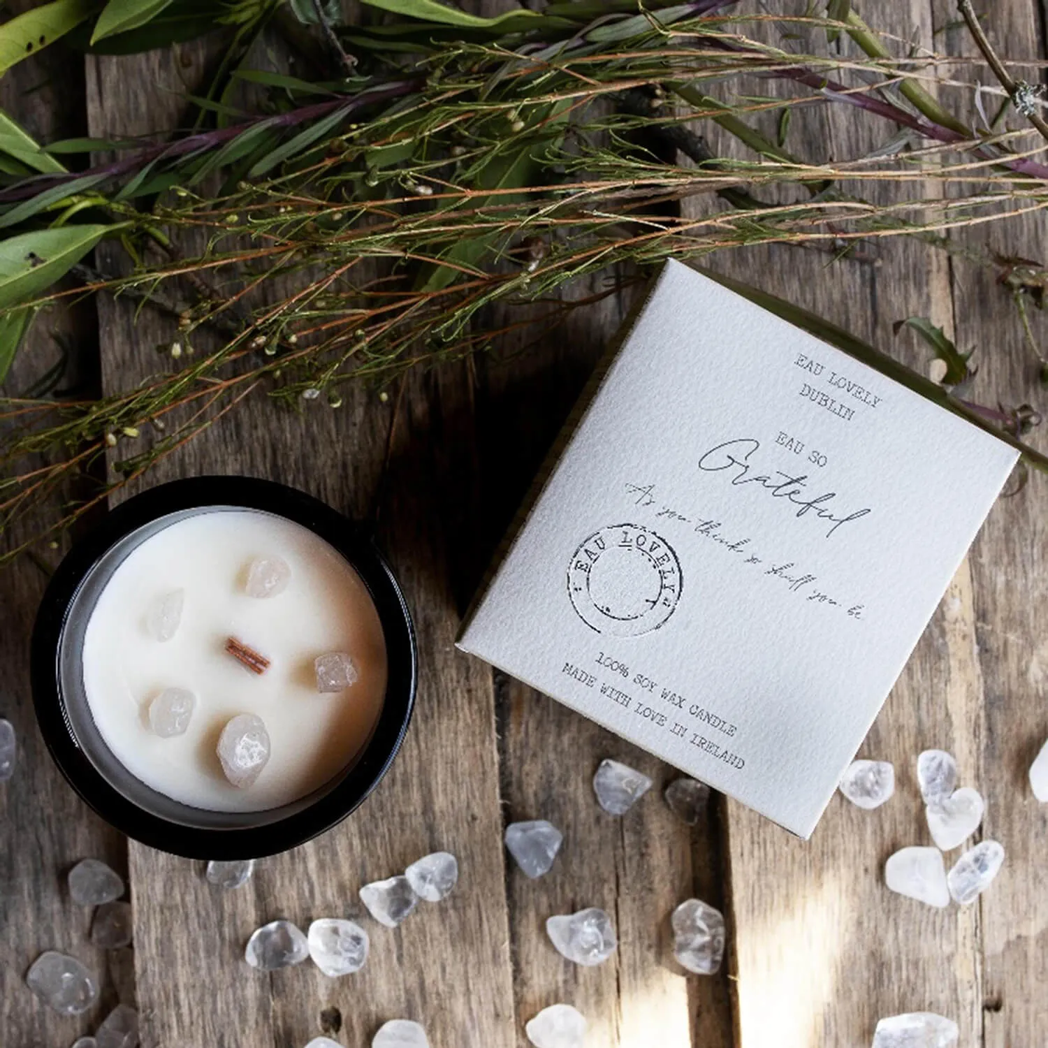 Eau So Grateful Moonstone Candle