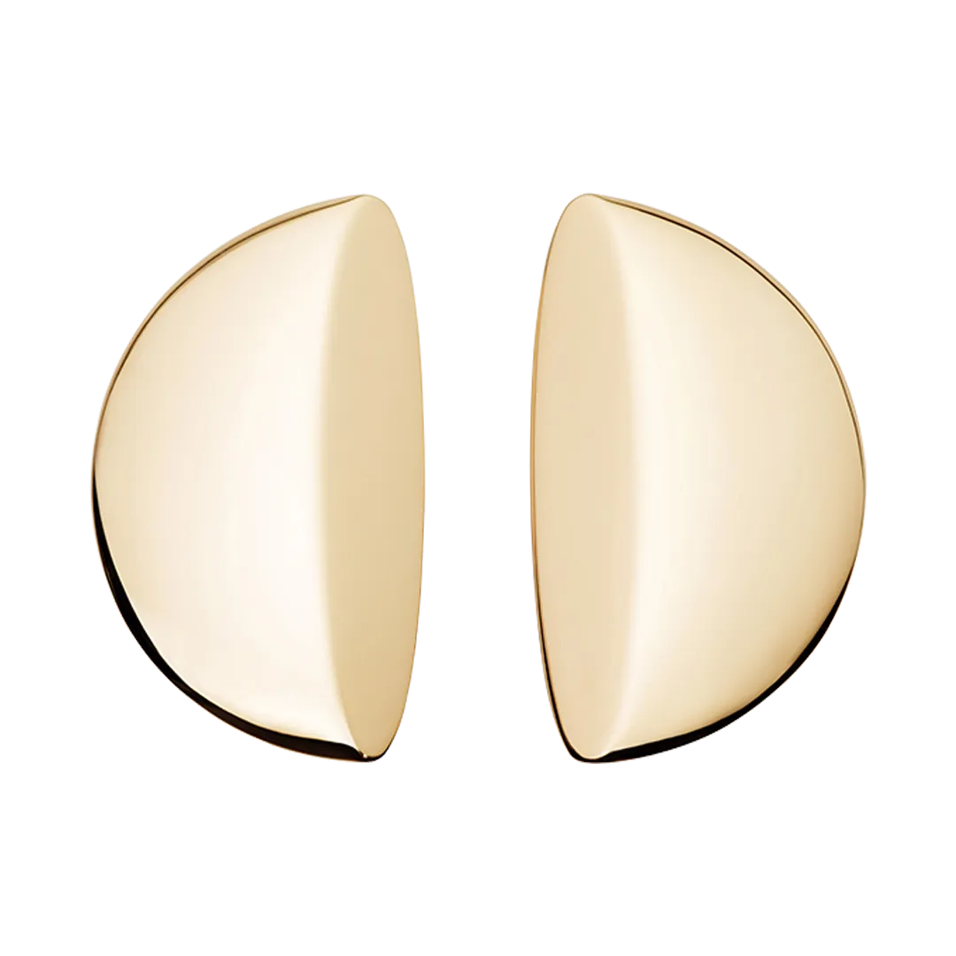 Eclisse Pink Gold Clip-On Earrings