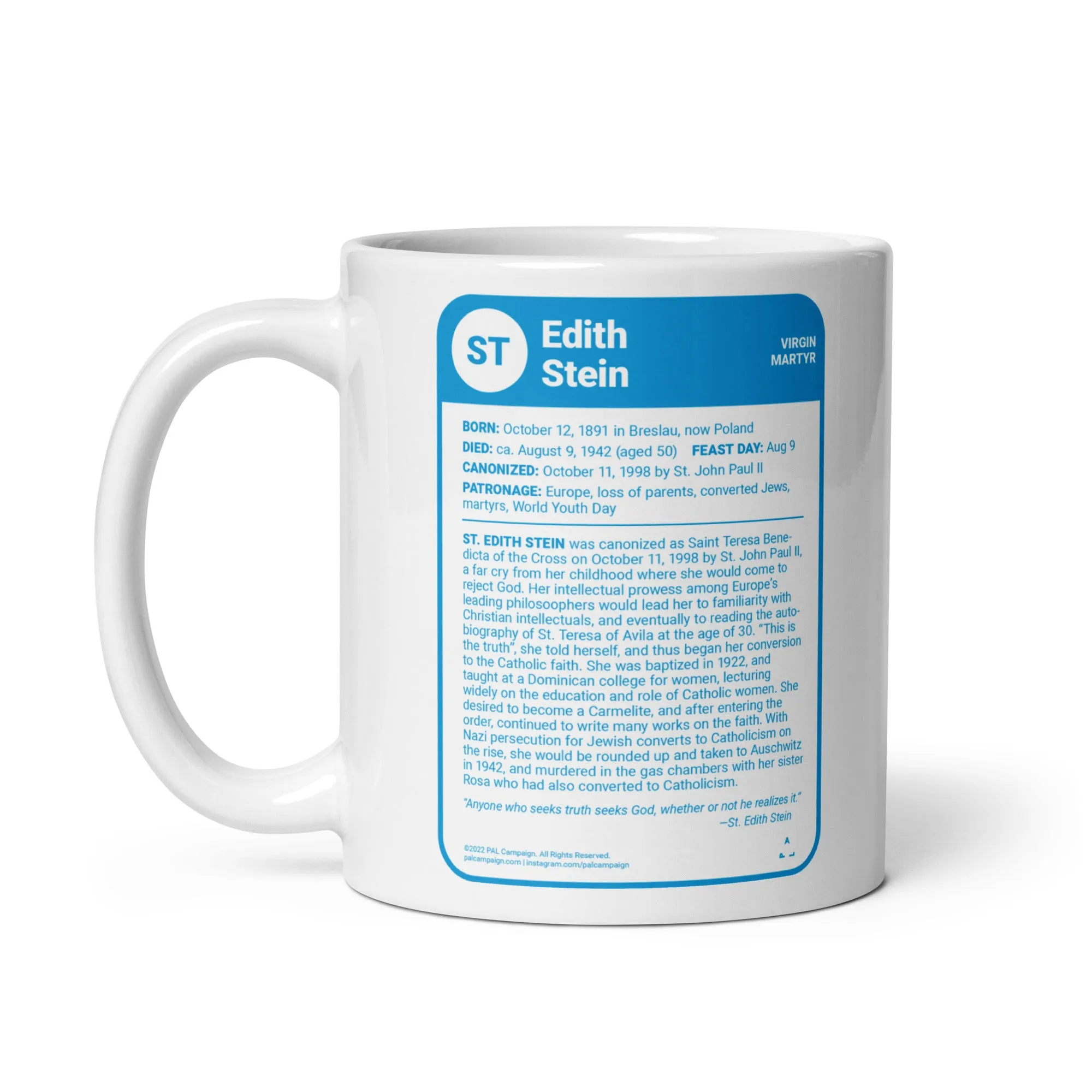 Edith Stein Saint Card Mug