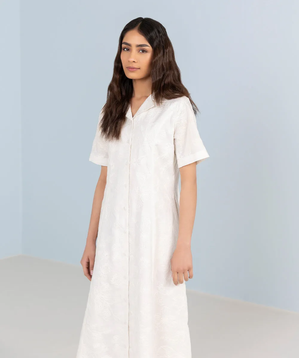 Embroidered Cotton Dress