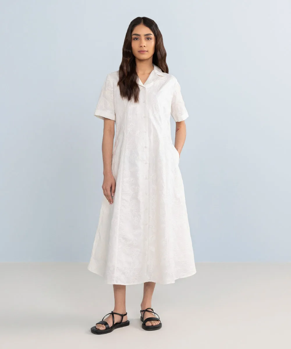 Embroidered Cotton Dress