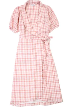 EMORY PARK - Plaid Wrap Dress