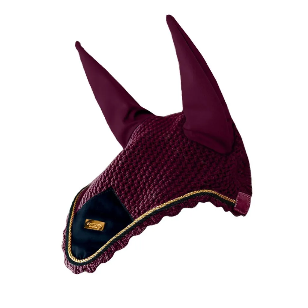 Equestrian Stockholm Bonnet Purple Gold