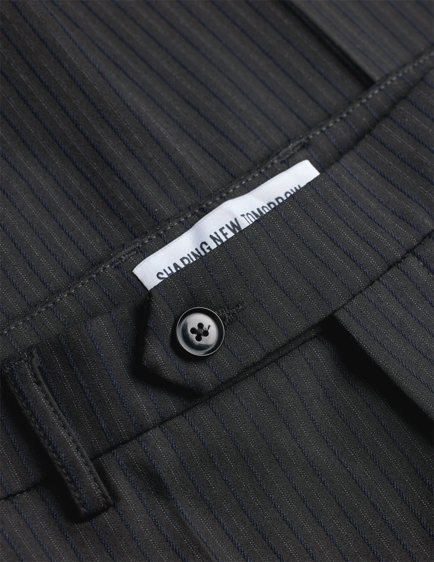 Essential Suit Asphalt Pinstripe