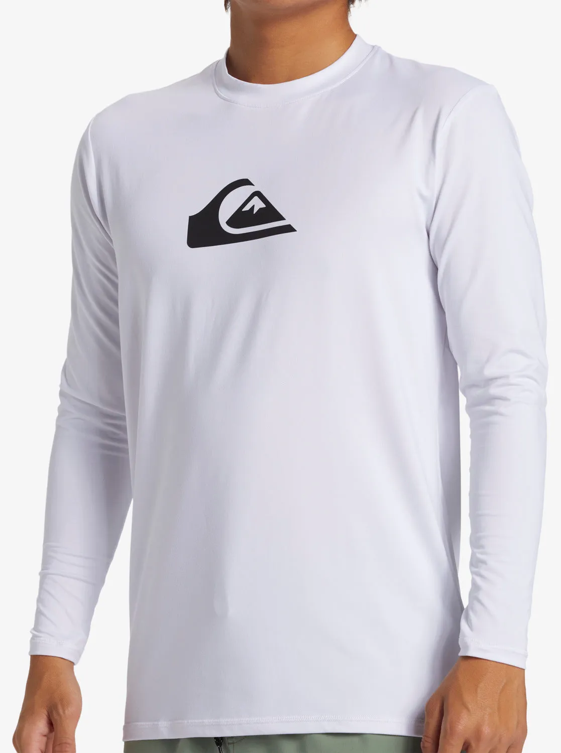 Everyday Long Sleeve Surf Tee - Black/White