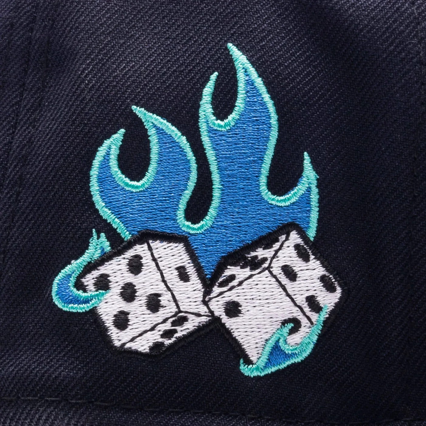 Feature x New Era Flaming Dice 59FIFTY Fitted - Los Angeles Dodgers