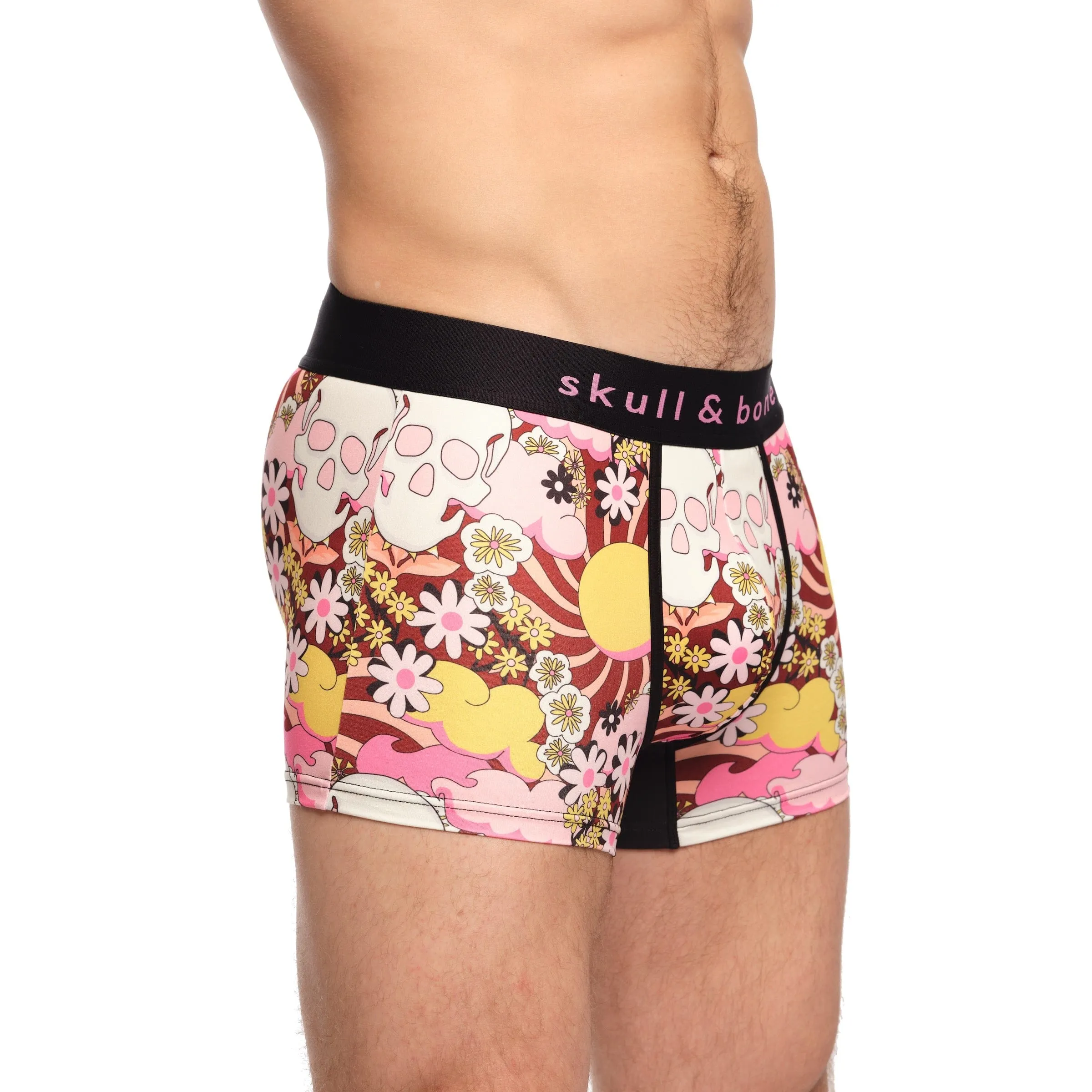 Flower Power Skull Trunk