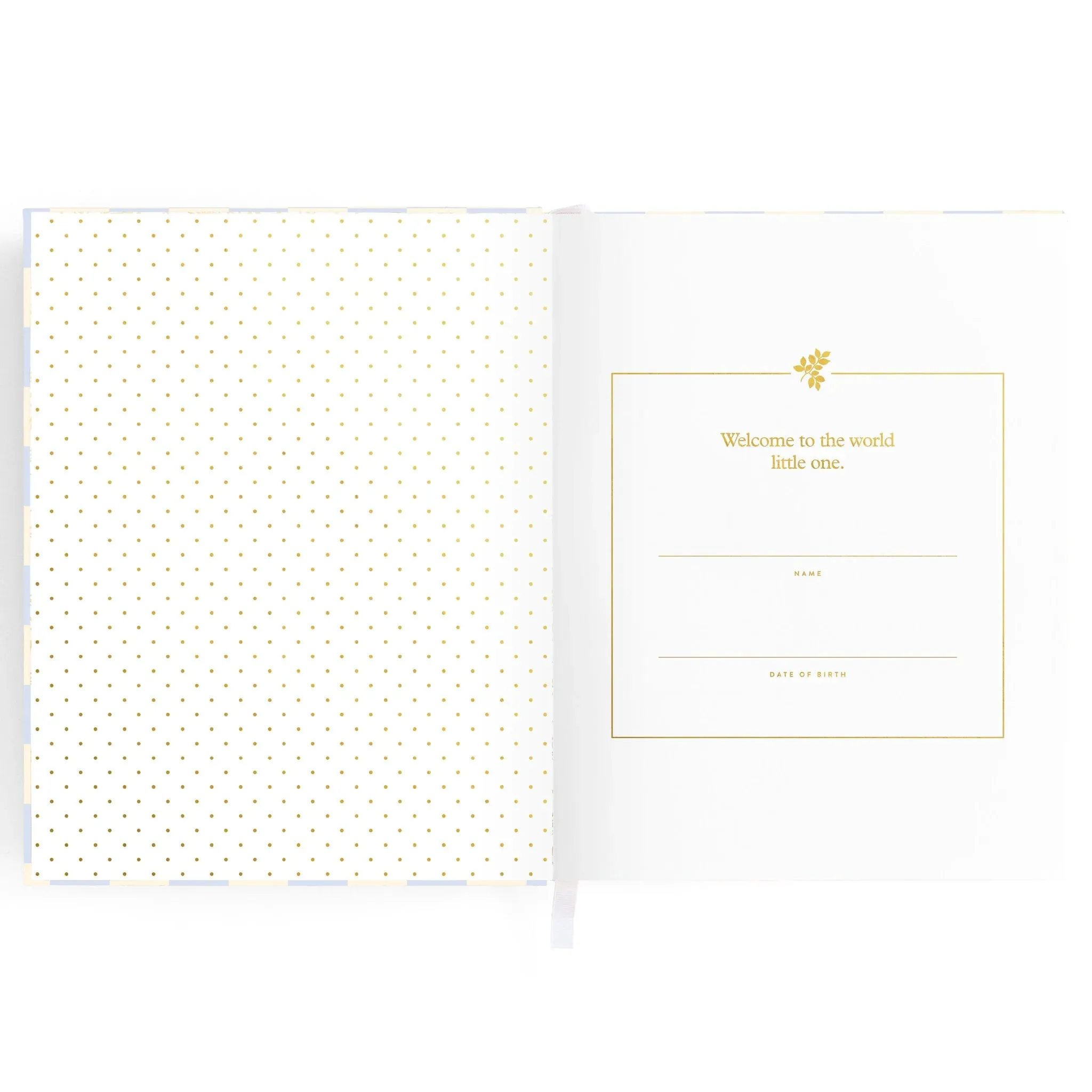 Fox & Fallow - Baby Book Blue Check