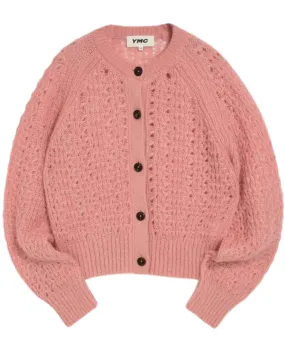 Foxtail Cardigan Pink