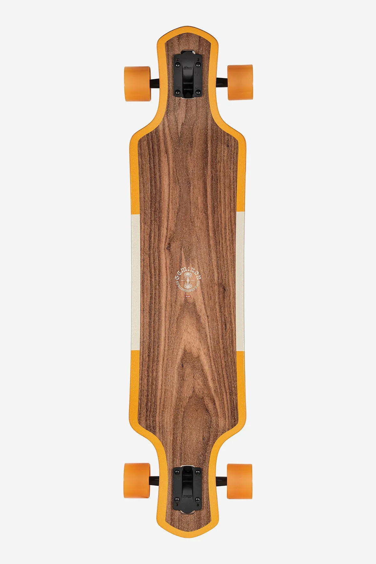 Geminon - Walnut/Monstera - 40 Rock Longboard