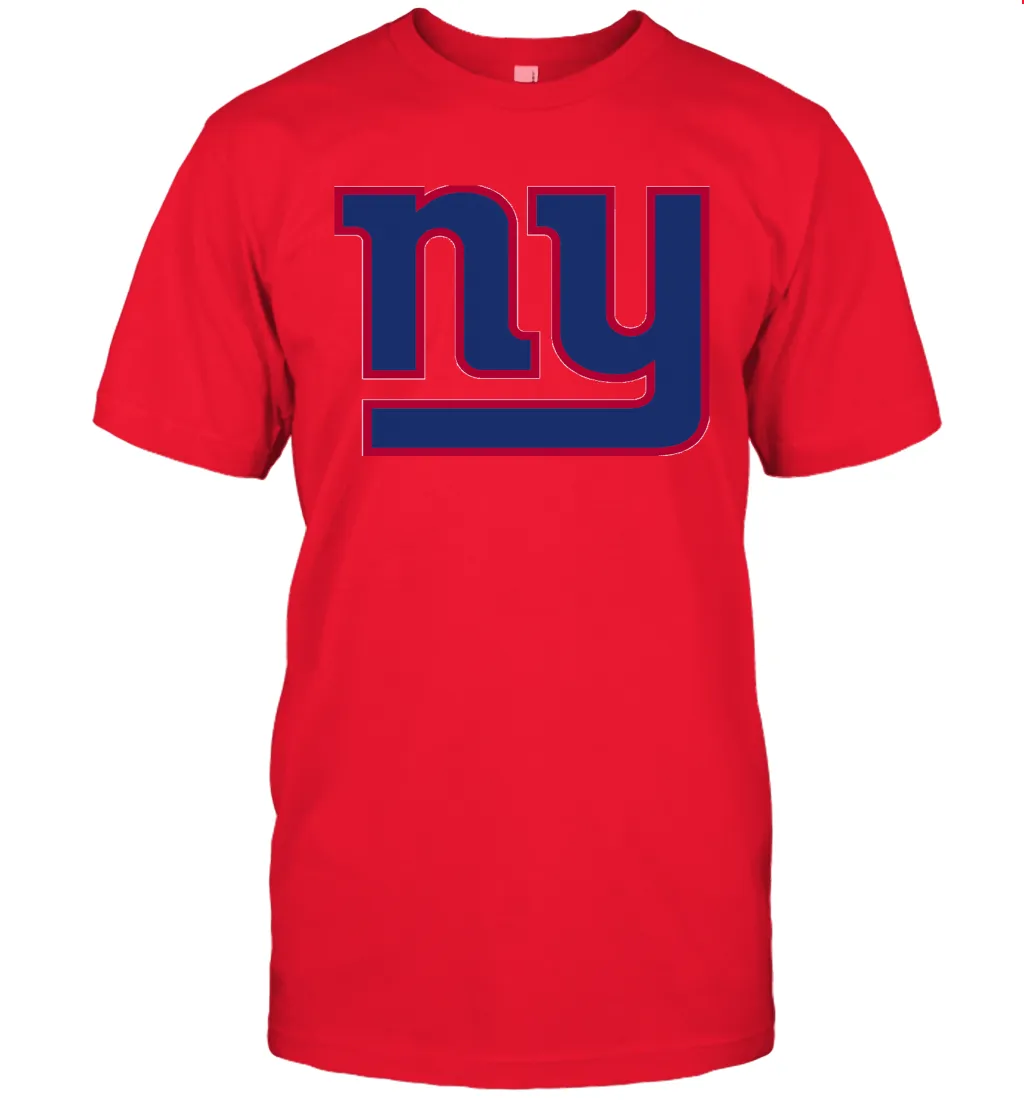 Gift Shirt Logo For Fan Rugby Team New York Giants T-Shirt