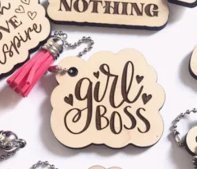 Girl Boss Keychain