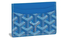 Goyard Saint-Sulpice Card Wallet Sky Blue