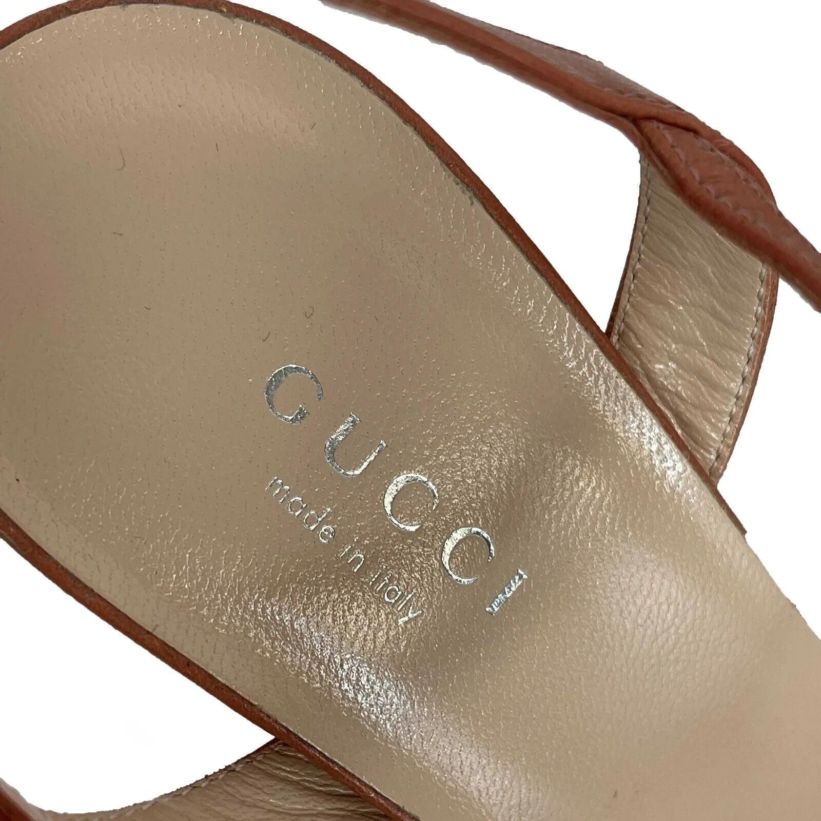 Gucci - Pink Sequin GG Marmont Mid Heeled Sandals- 36/ US 6 - NEW W/ Box