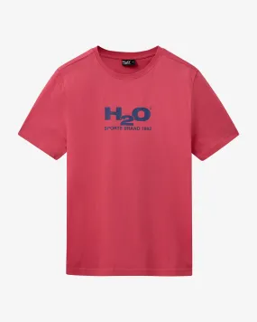 H2O Logo Tee - Coral Pink