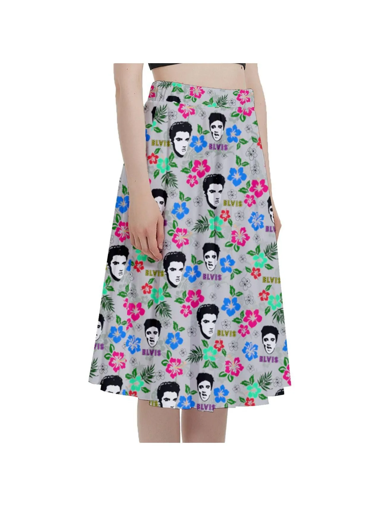 Hawaii Elvis Full Circle Skirt Various Colours