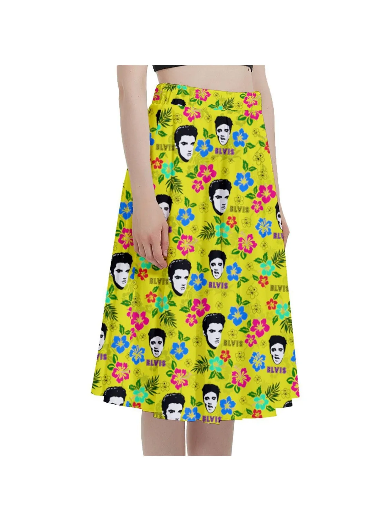 Hawaii Elvis Full Circle Skirt Various Colours