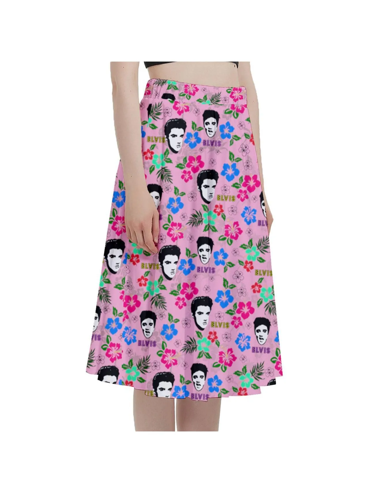 Hawaii Elvis Full Circle Skirt Various Colours