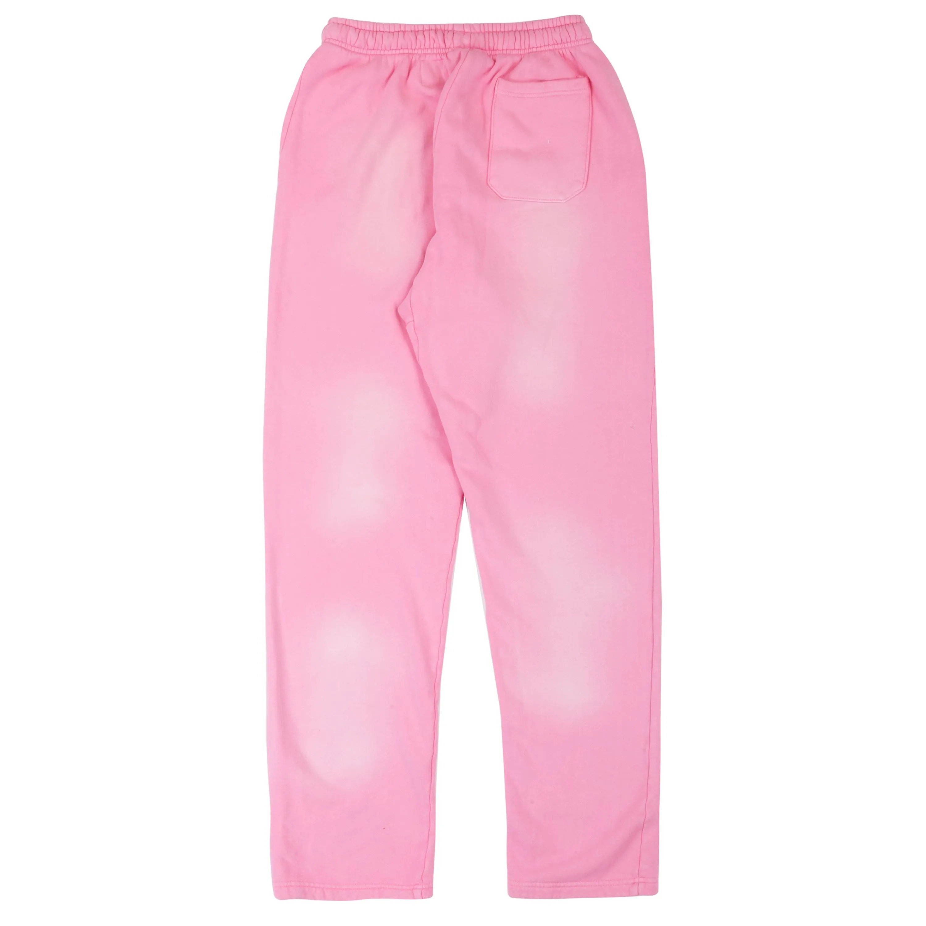 Hellstar Flame Sweatpants Grey Glitter Pink