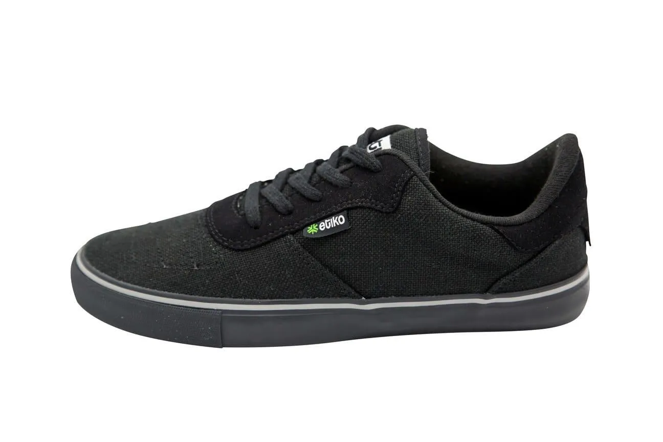 Hemp Sneakers by Etiko - Black