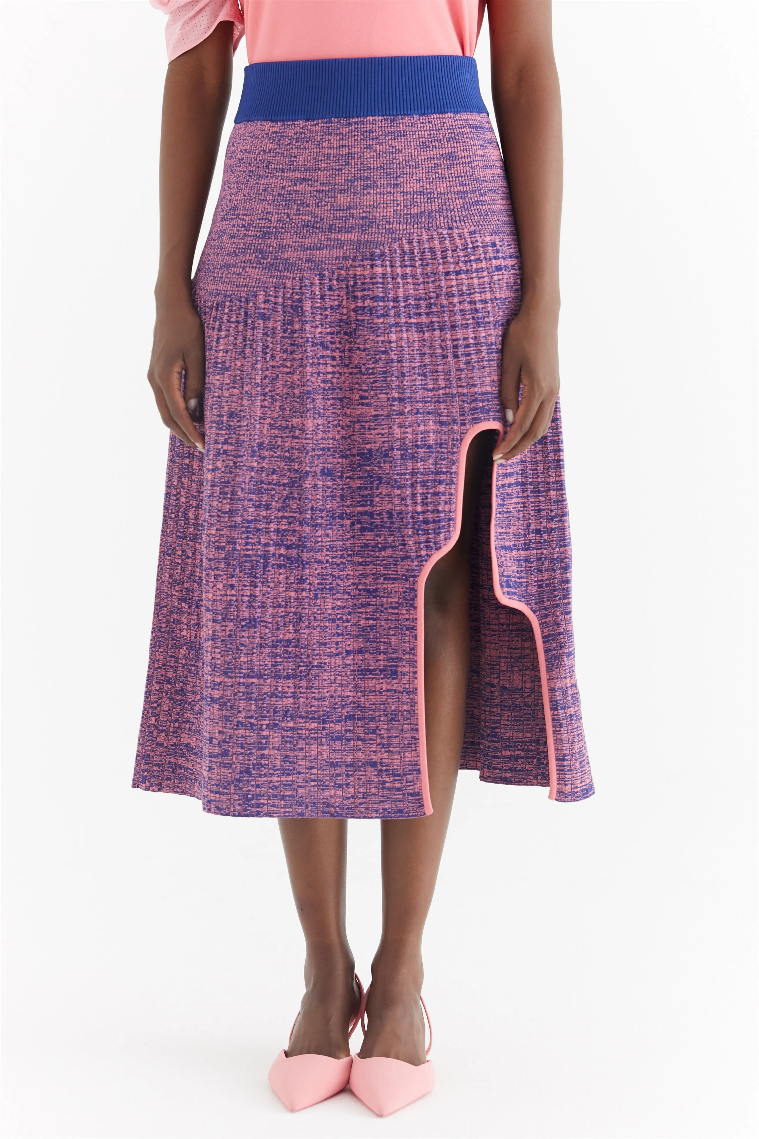 HIRAM PLEATED MAXI SKIRT