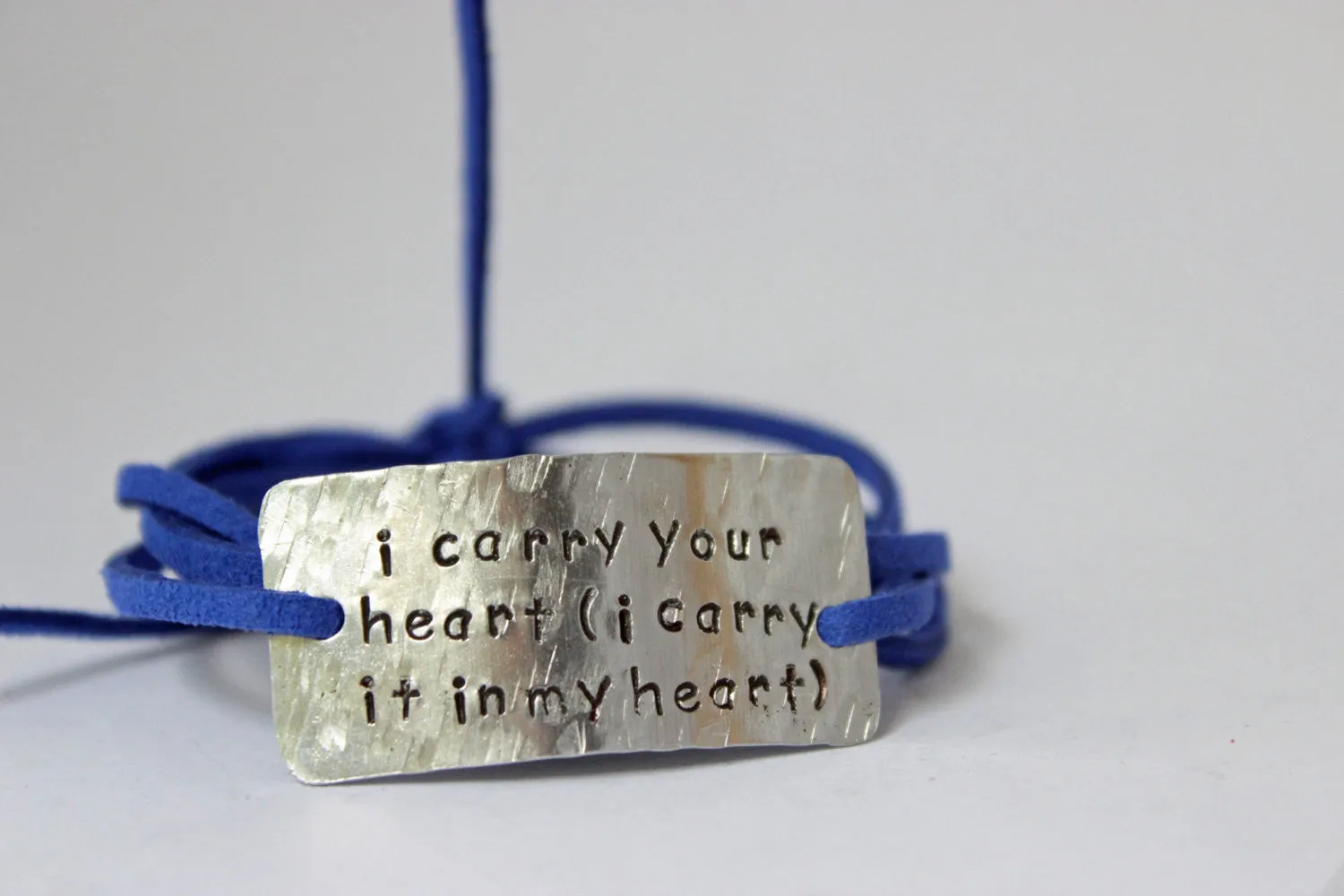 I carry your heart (I carry it in my heart), Wrap Bracelet