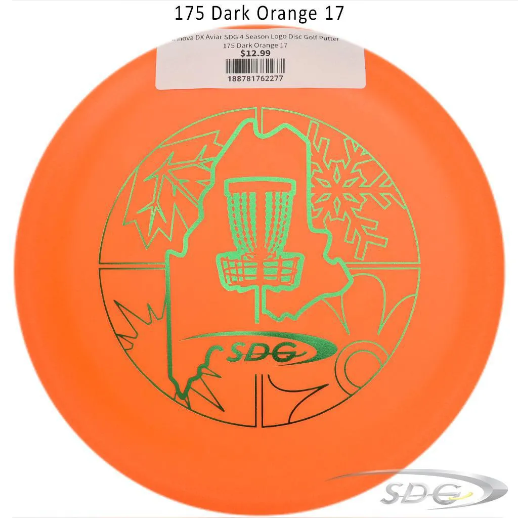 Innova DX Aviar SDG 4 Season Logo Disc Golf Putter