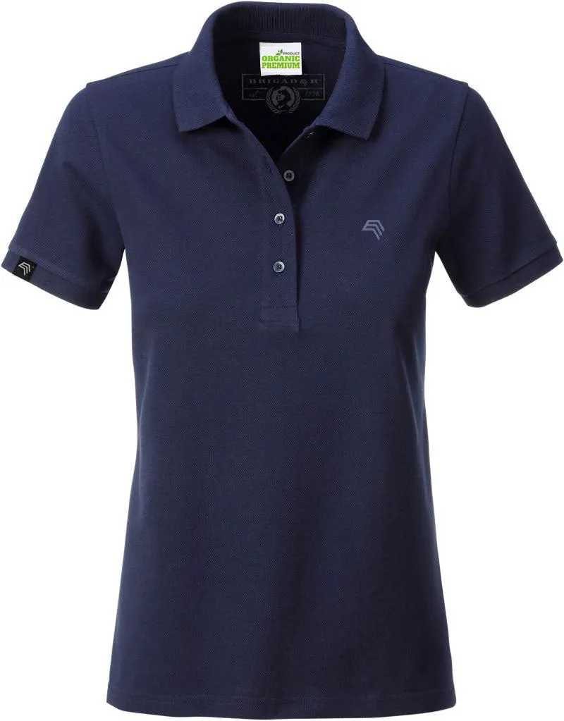 JAN 8009 ― Damen Bio-Baumwolle Polo Shirt - Navy Blau