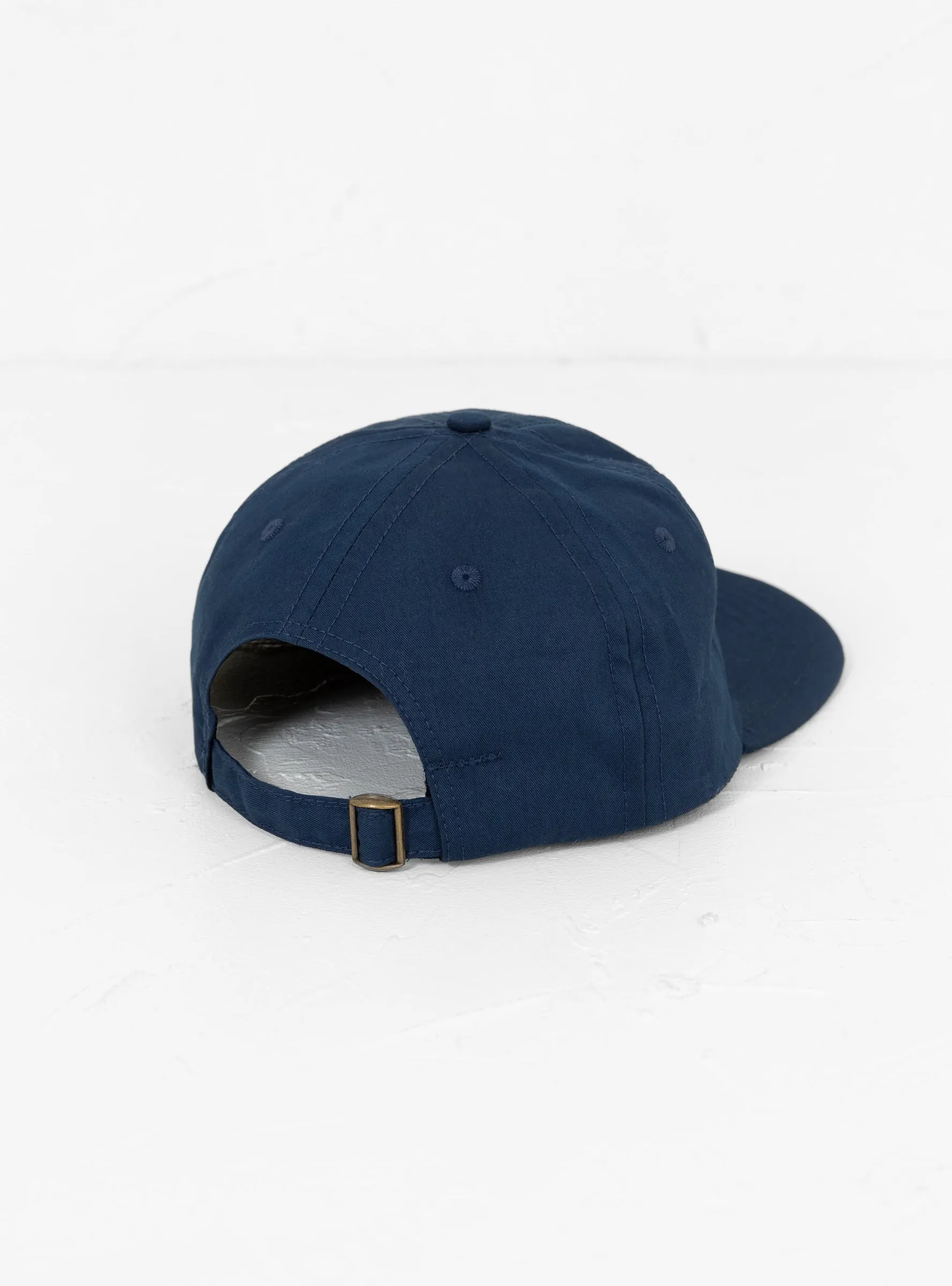 Japanese Cotton Nylon 6 Panel Cap Blue