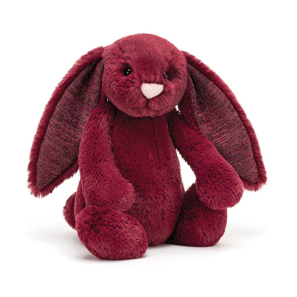 Jellycat | Bashful Bunny - Sparkly Cassis (Small)