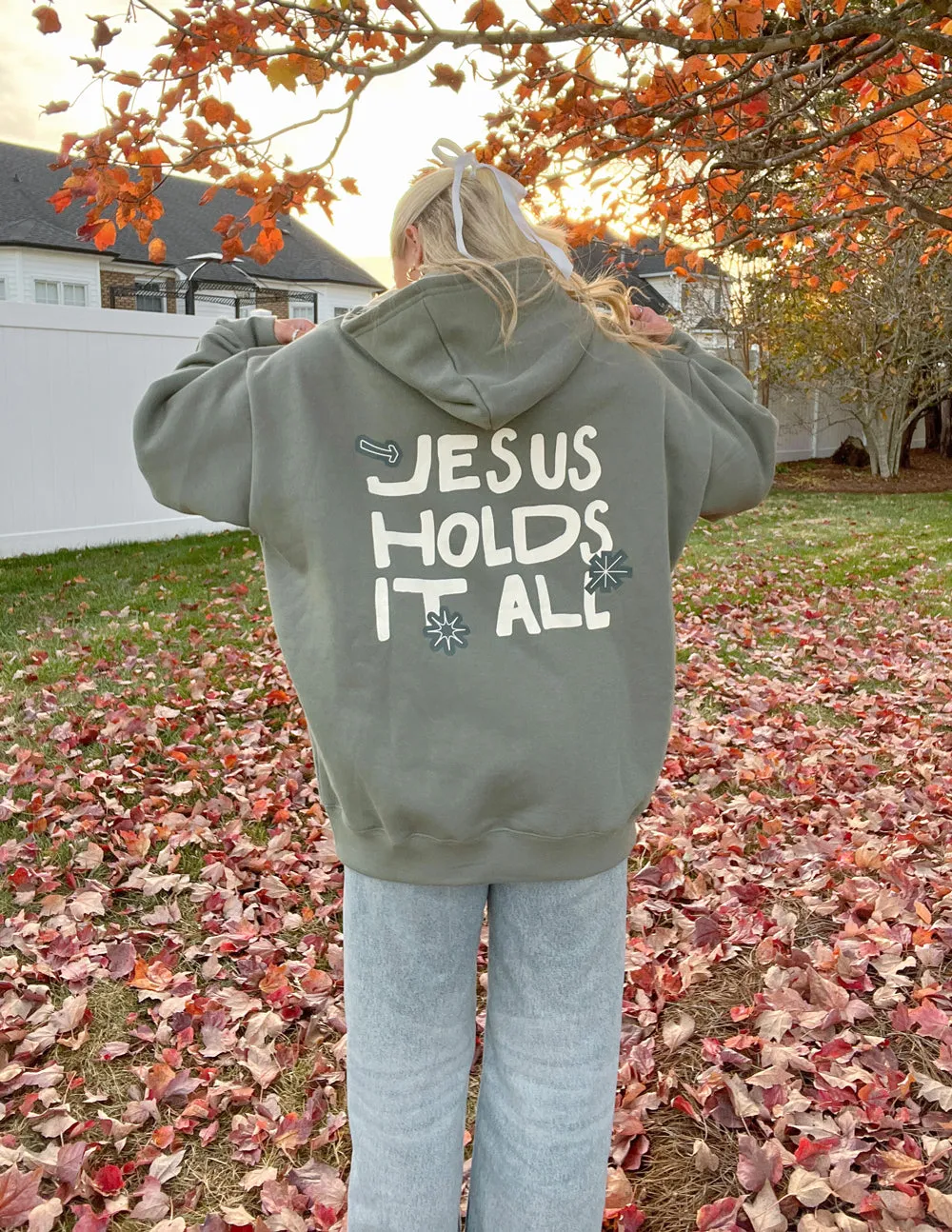 Jesus Holds It All Unisex Hoodie