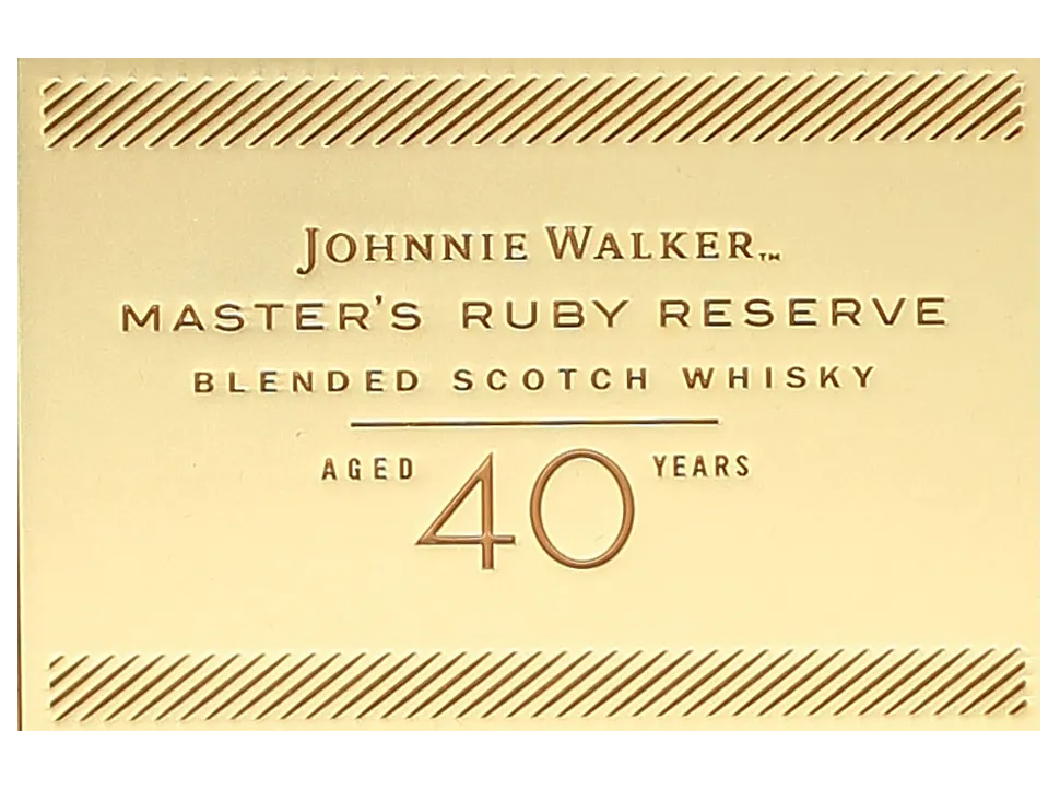 Johnnie Walker 40 Years Master's Ruby Reserve