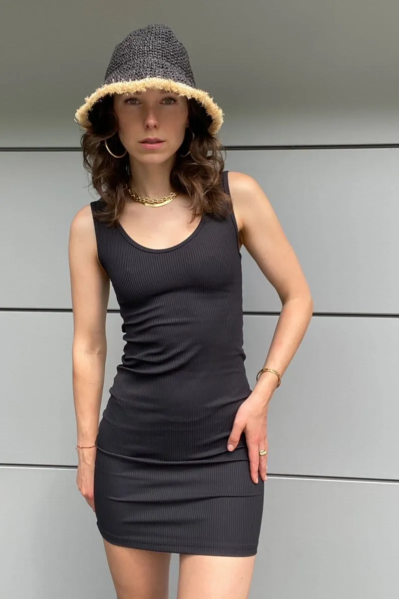 Karlie Reversible Dress in Caviar