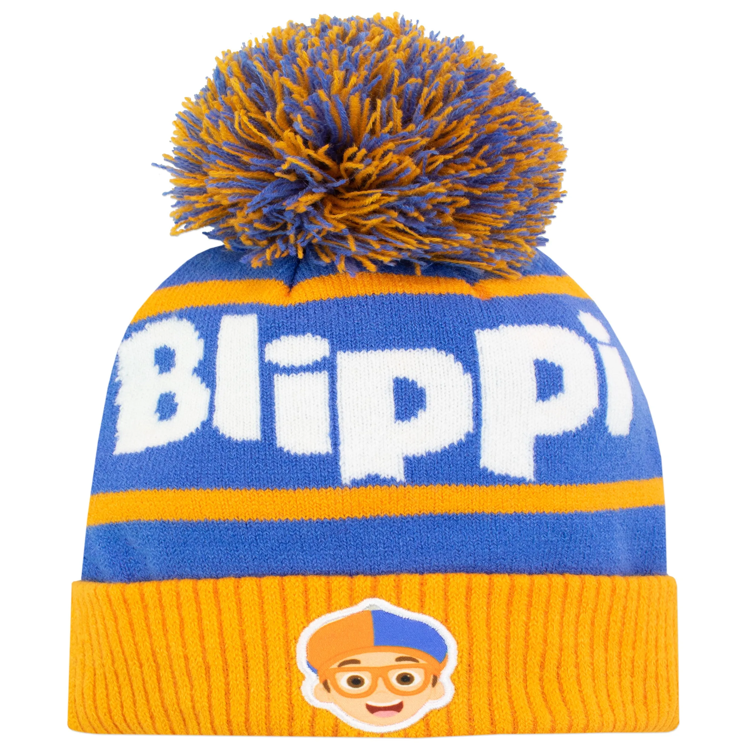 Kids Blippi Winter Hat and Gloves Set