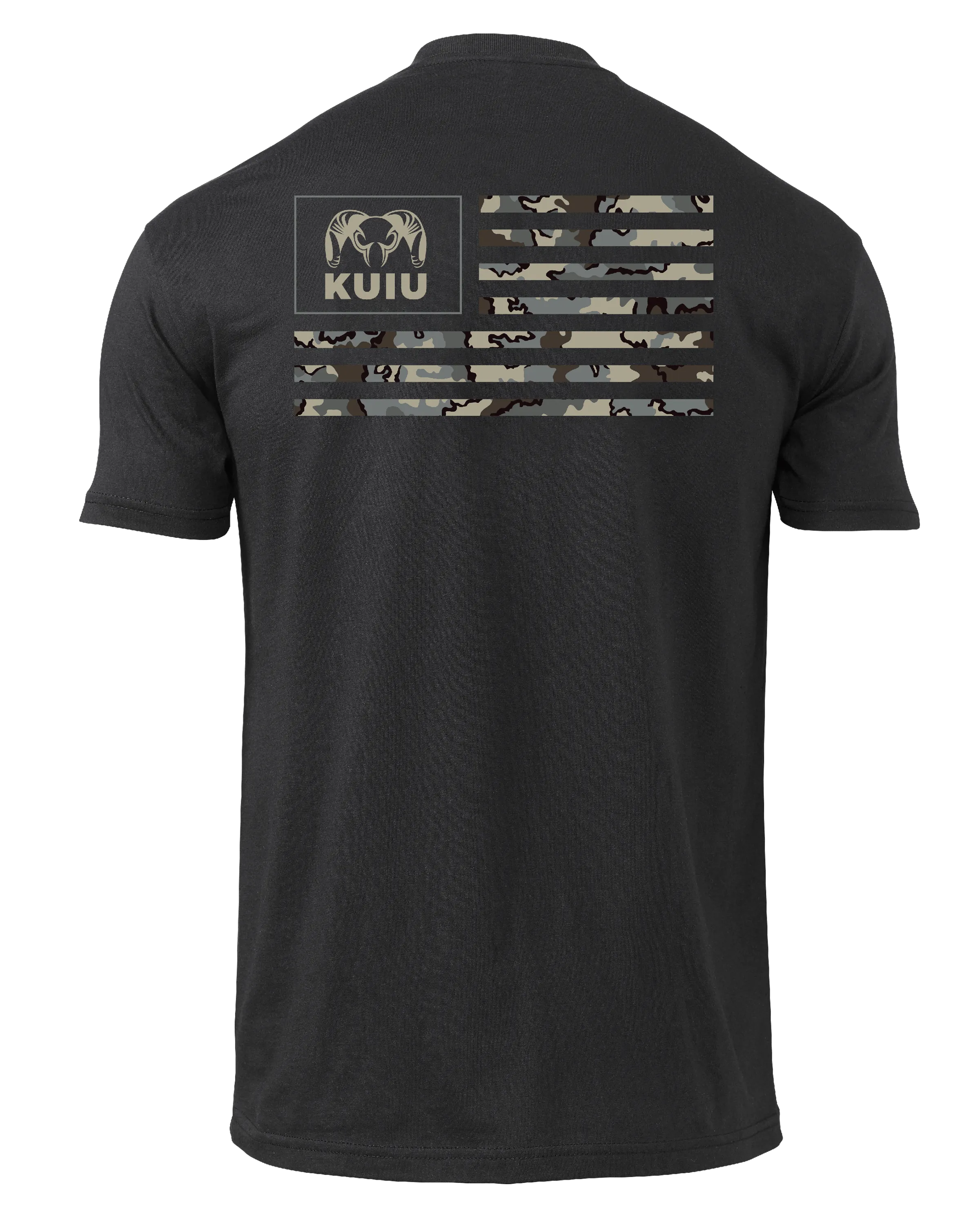 KUIU Vias Ram Flag T-Shirt | Black