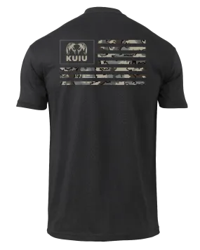 KUIU Vias Ram Flag T-Shirt | Black