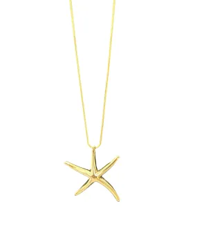 Large Plain Starfish Necklace